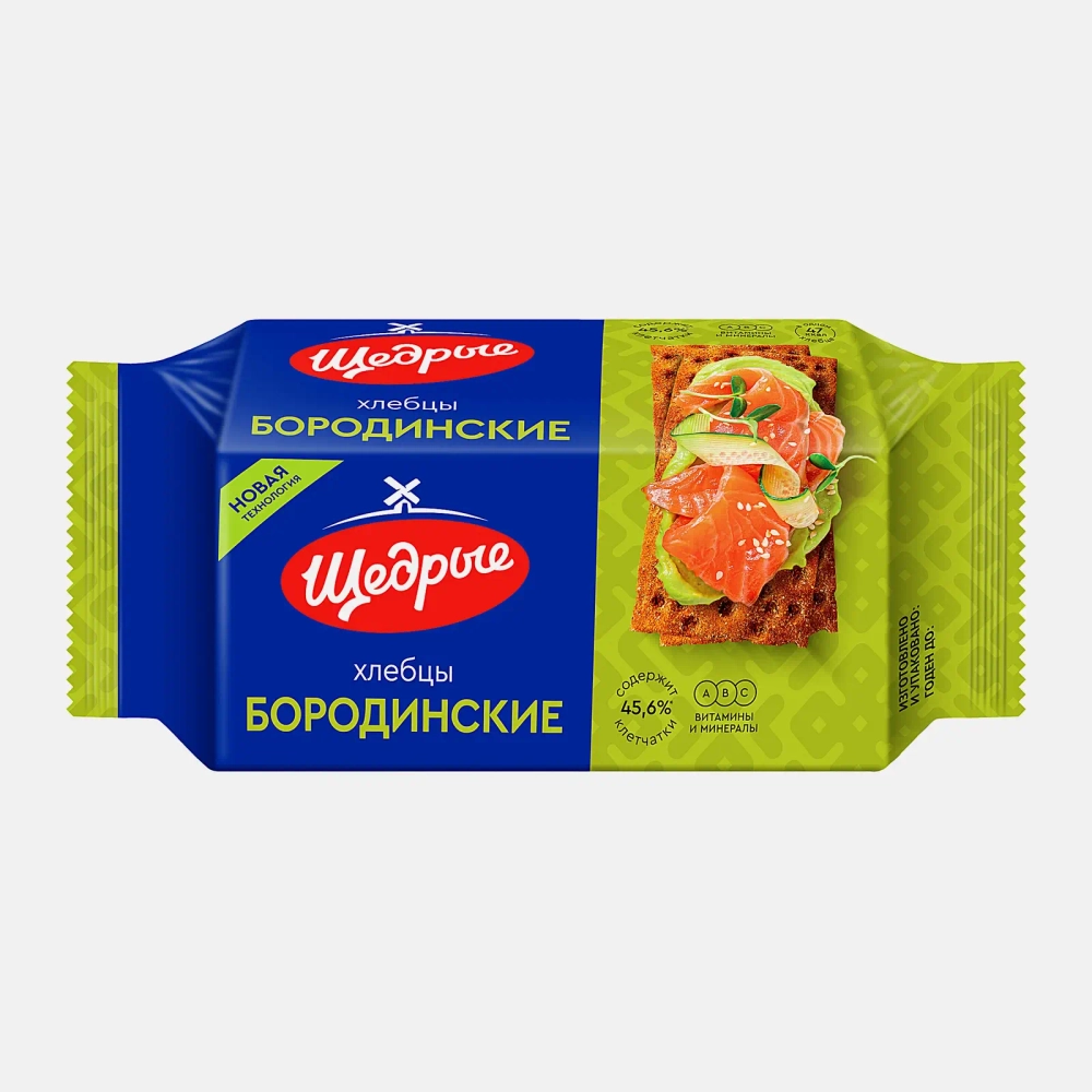 Хлебцы Бородинские Щедрые 100г