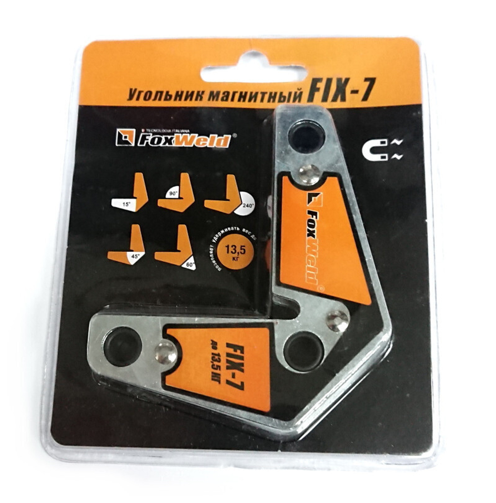 Угольник магнитный  для сварщика Foxweld FIX-7