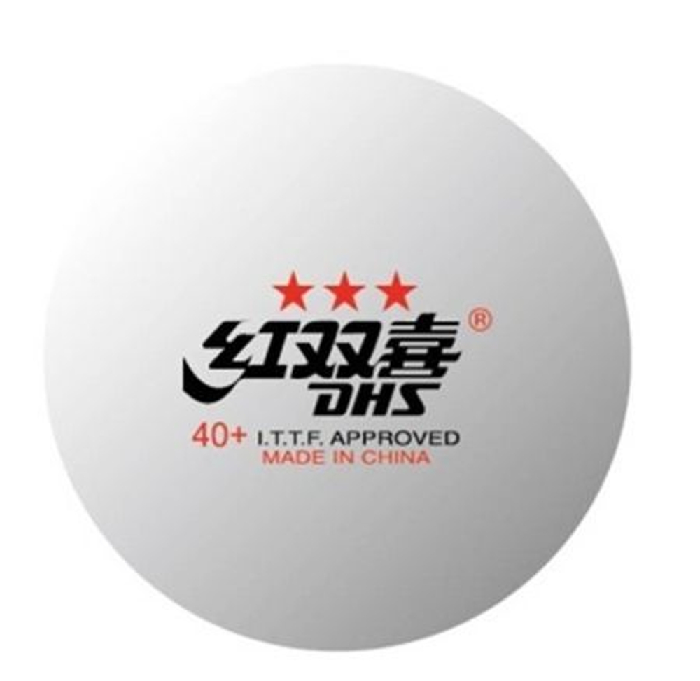 пластиковые мячи DHS ITTF  40+ ,6 шт