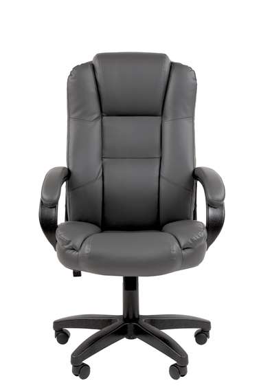 Офисное кресло Chairman 600LT Россия чер.пласт экопремиум серый