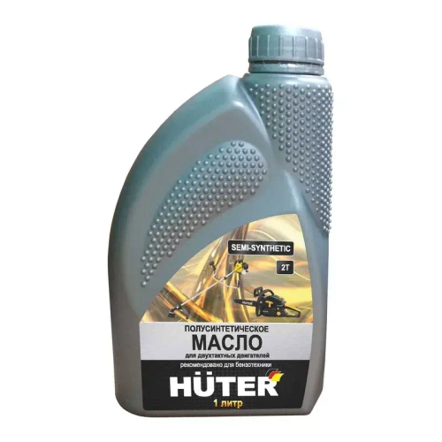 Масло 2Т полусинтетическое для двухтактных двигателей, для техники Huter, 1л, шт