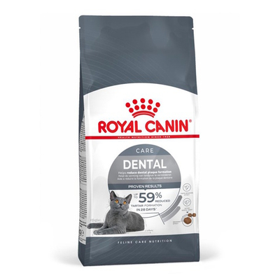 Сухой корм Royal Canin Dental Care для взрослых кошек, для профилактики образования зубного налета и формирования зубного камня