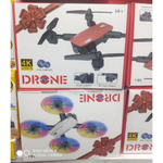 Квадрокоптер мини дрон радиоуправляемый с двойной 4K Ultra HD камерой, WiFi FPV "DRONE / CD680"