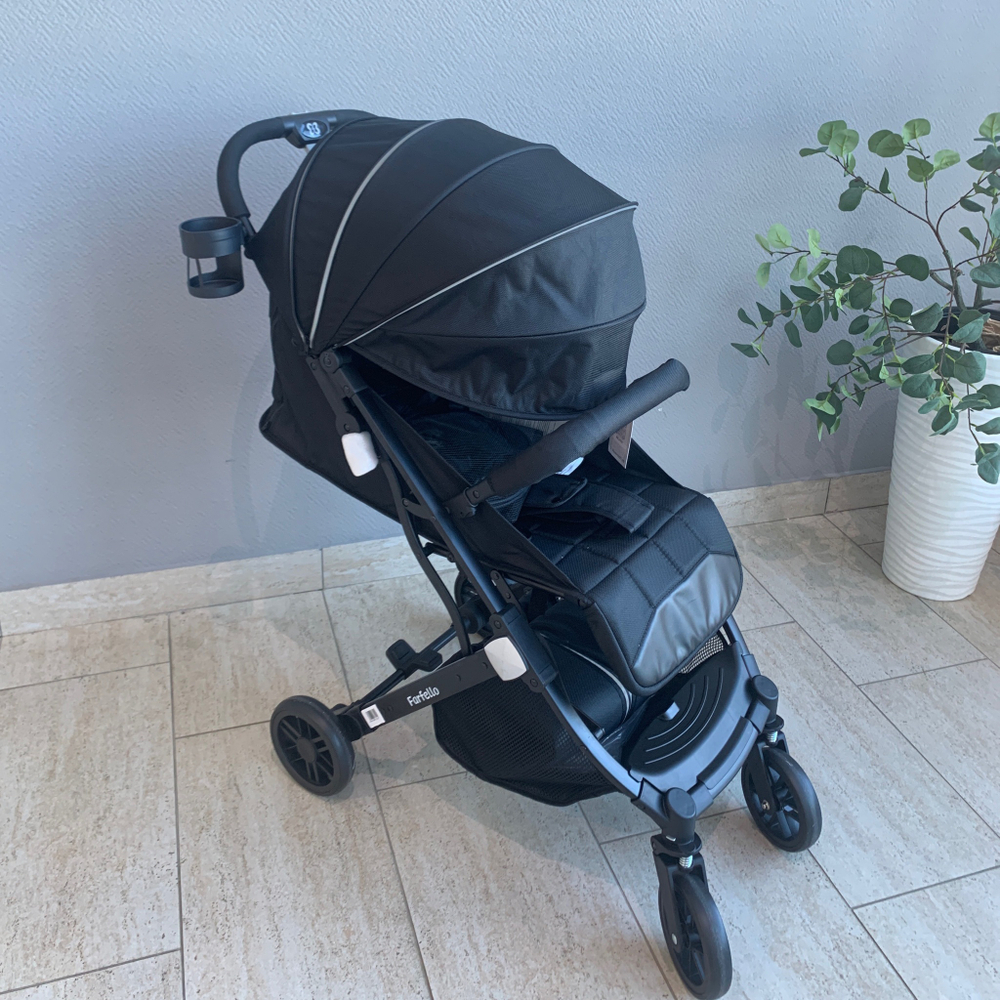 Kоляска детская прогулочная Farfello Comfy Go Comfort (Black/Черный CG-001)