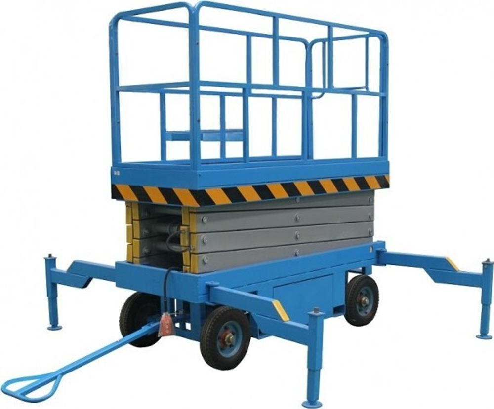 Передвижной телескопический подъемник TOR SJY-0,5-9AC ножничный 500 кг 9 м (от сети) 1017010