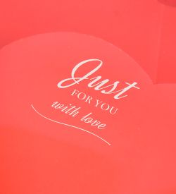 WG-65/3-A Коробка подарочная «Сердце» цв.розовый