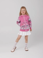 Кофта вязаная на молнии с капюшоном