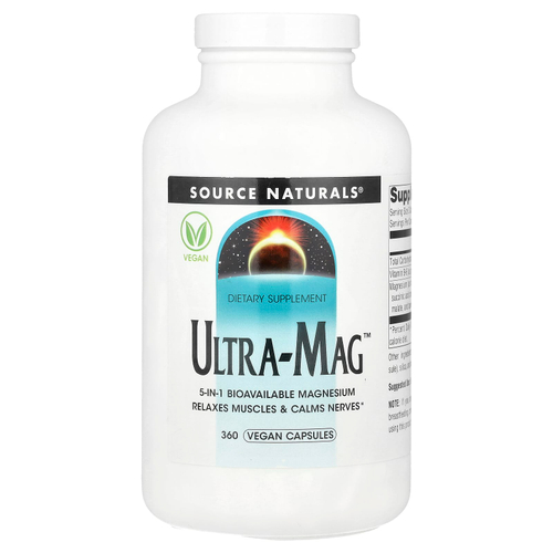 Source Naturals, Ultra-Mag ™, 360 веганских капсул