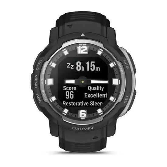 Умные часы Garmin Instinct Crossover - Standard Edition, черный