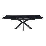 Стол раскладной Strong (140+40+40), керамика матовая Black Gold