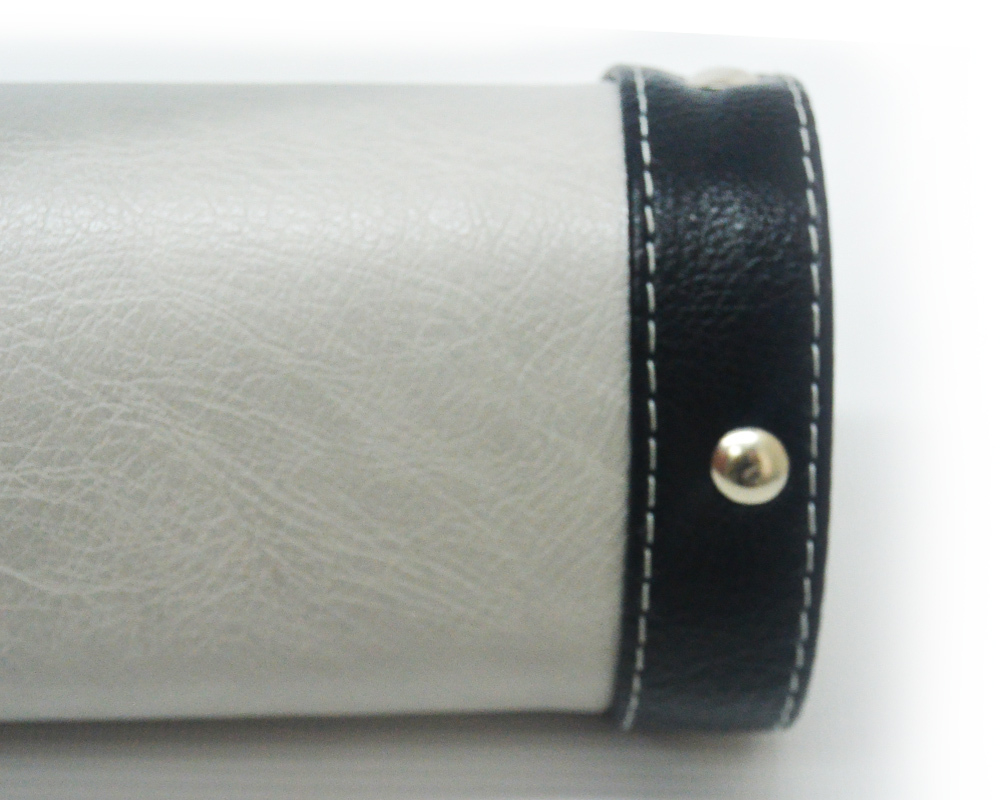 Тубус на 1 кий Меркури DUO (1 карман) (светло-серый/черный)