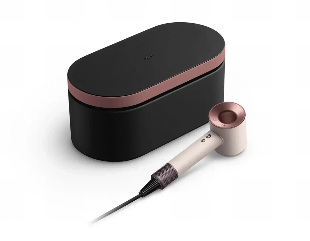 Фен Dyson Supersonic HD15, розовый/розовое золото (Ceramic pink/Rose gold) c кейсом
