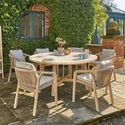 Стол Rimini Ø150, массив акации