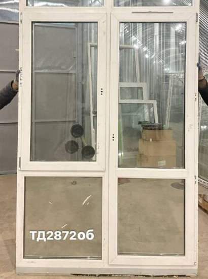 Дверь Пластиковая Б/У 222(в) х 154(ш) (Балконный Блок)