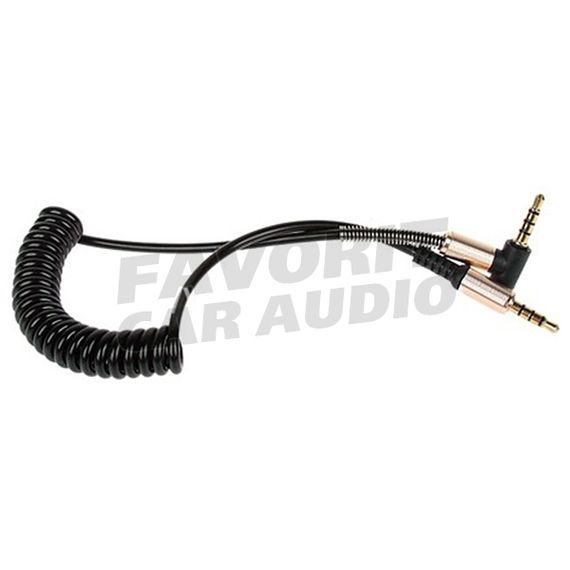 AUX Кабель ELtronic черный витой 1м
