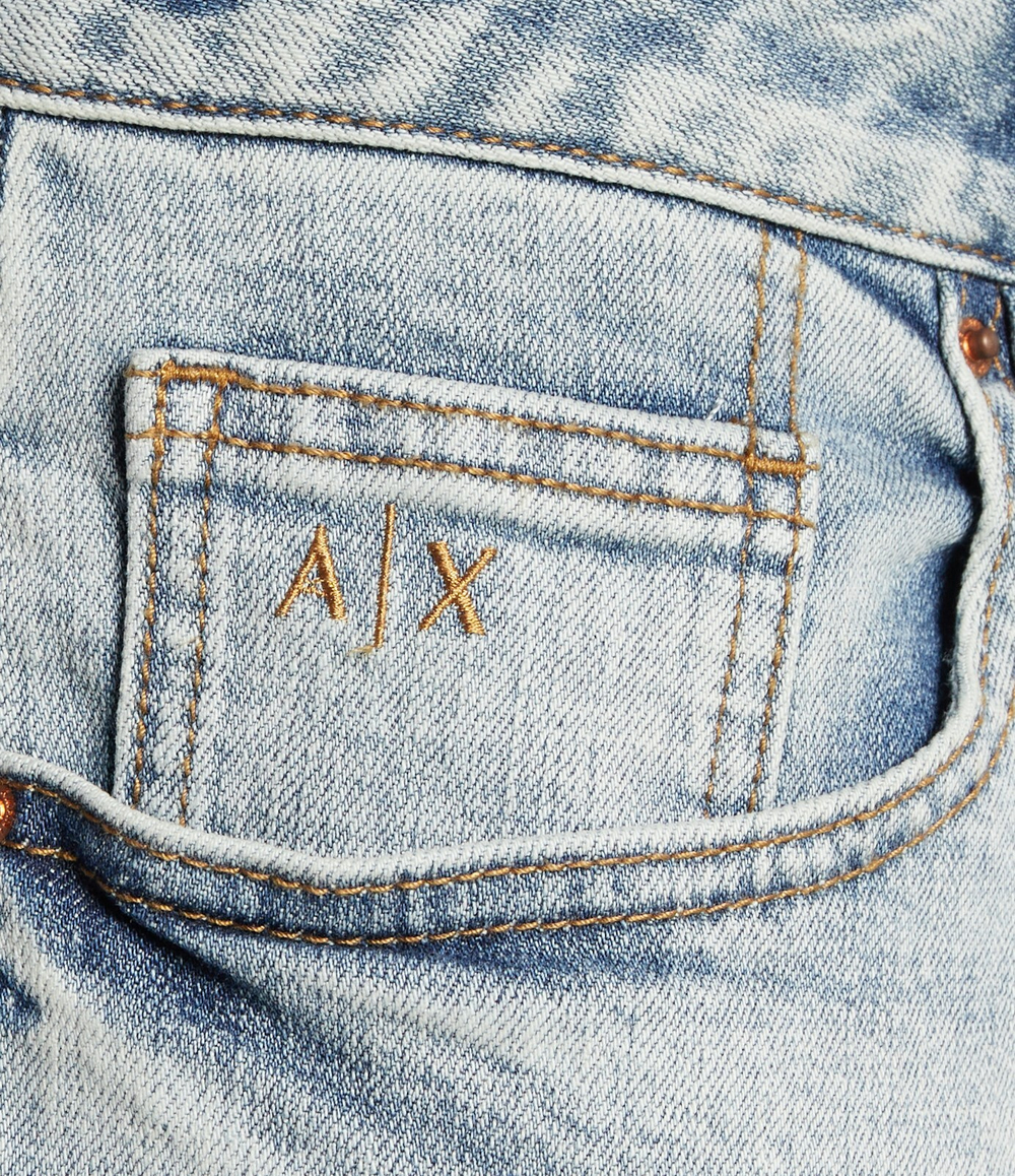 Джинсовые шорты Armani Exchange - голубой(3DZJ65 Z1XLZ)