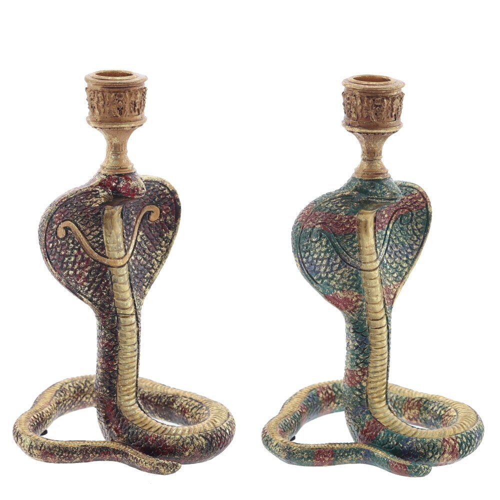 GAEM Подсвечник "Змея", L12,5 W13,5 H24 см, 2в.