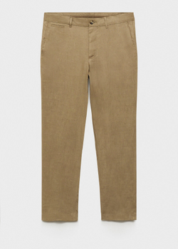 Брюки 100% лен slim fit