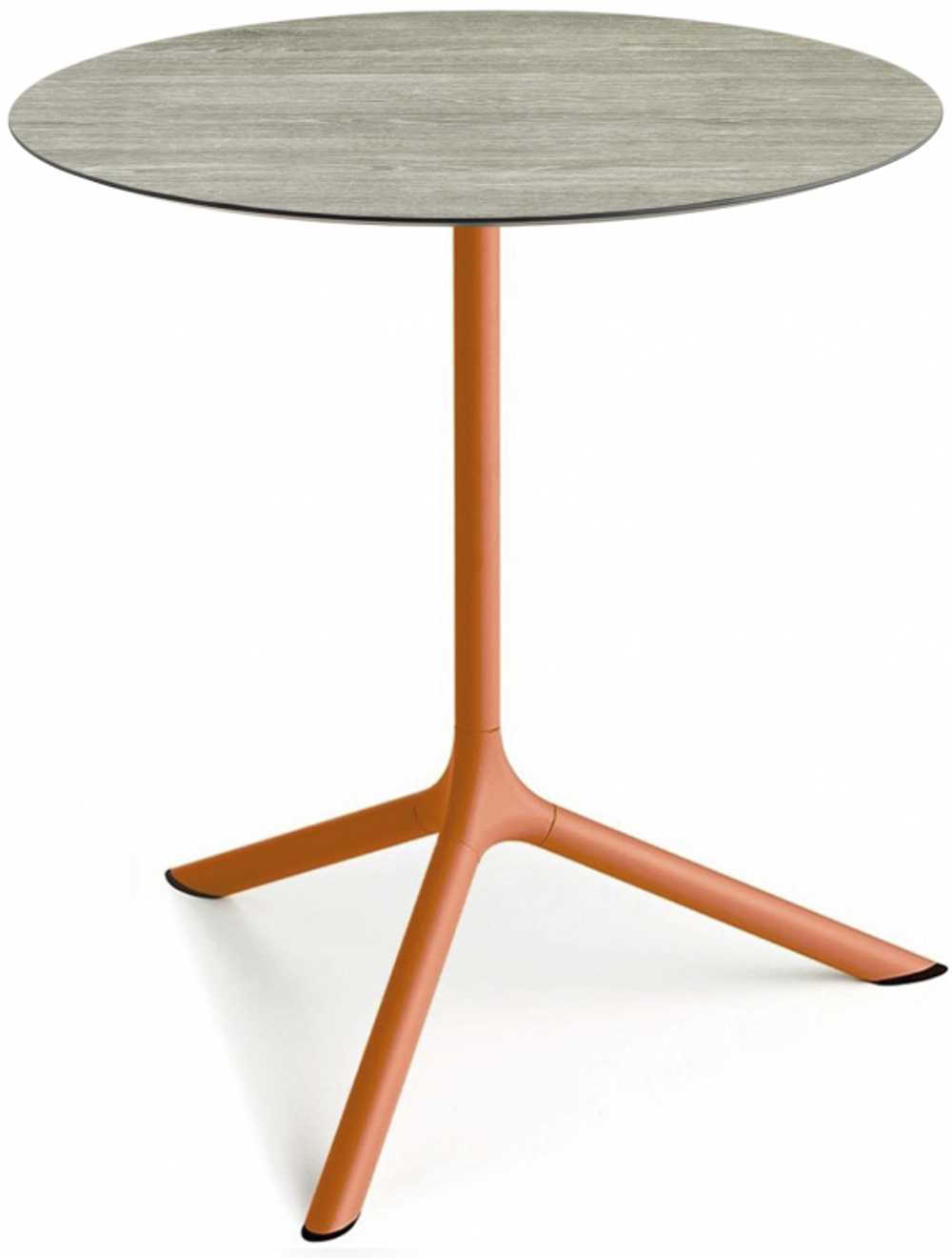 Стол ламинированный обеденный складной Scab Design Tripe Maxi Folding, терракотовый, состаренный серый дуб