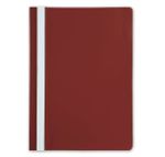 Папка скоросшиватель LITE А4 красн. пластик 110 мкм карман д/маркир.этикет.