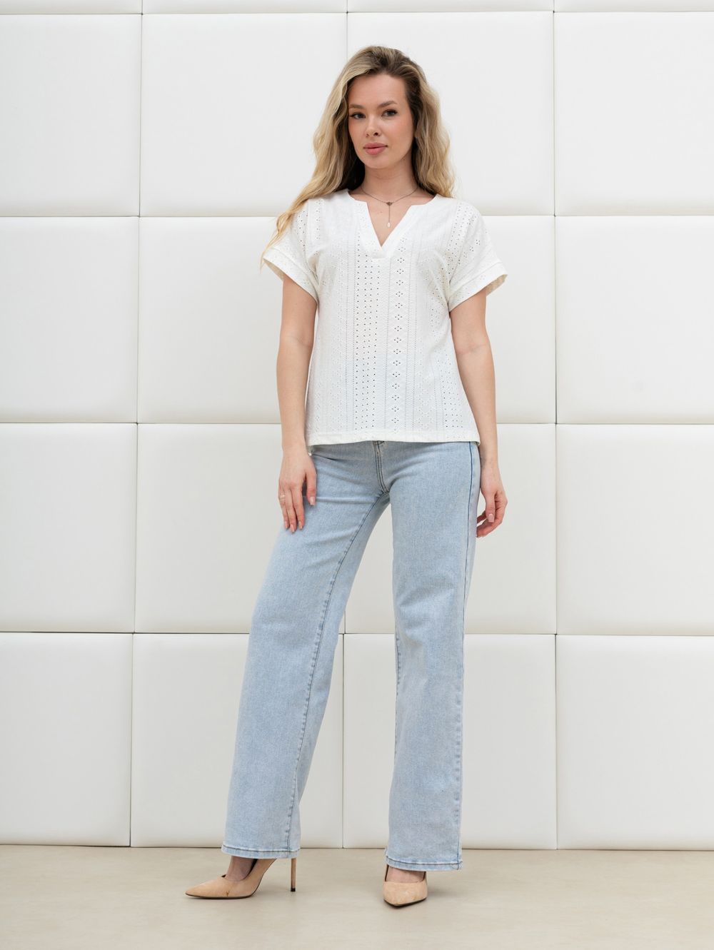 Блузка Дис Виотекс МОЛОЧНЫЙ