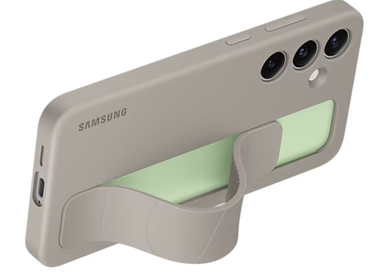 Чехол-накладка Standing Grip Case S24+ ( Серо коричневый)