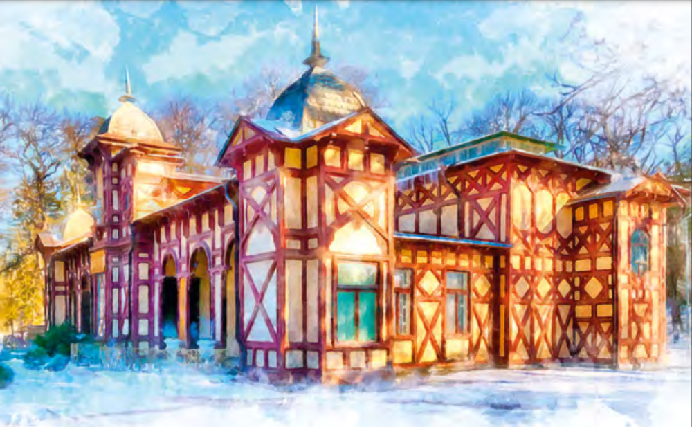 Открытки почтовые Ессентуки (акварель)