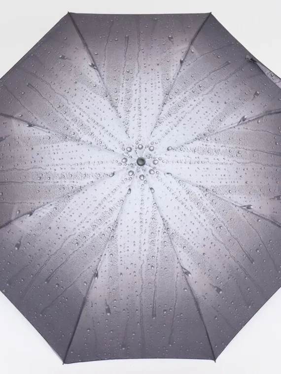 Зонт механический «Капли дождя», 4 сложения, 8 спиц, R = 48 см, цвет МИКС