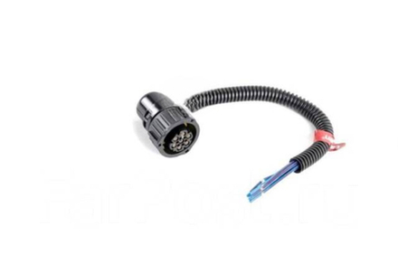 КОЛОДКА ЭЛ. С ПРОВОД. 7 К. БАЙОНЕТ (УГЛОВОЙ) AX5031