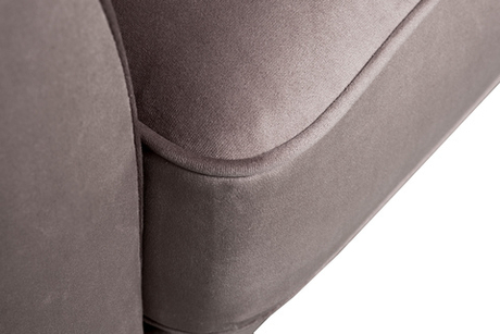 Кресло Сиена(Siena) велюр коричневый Colt1012-ROSKOR 83x82x93см Garda Decor