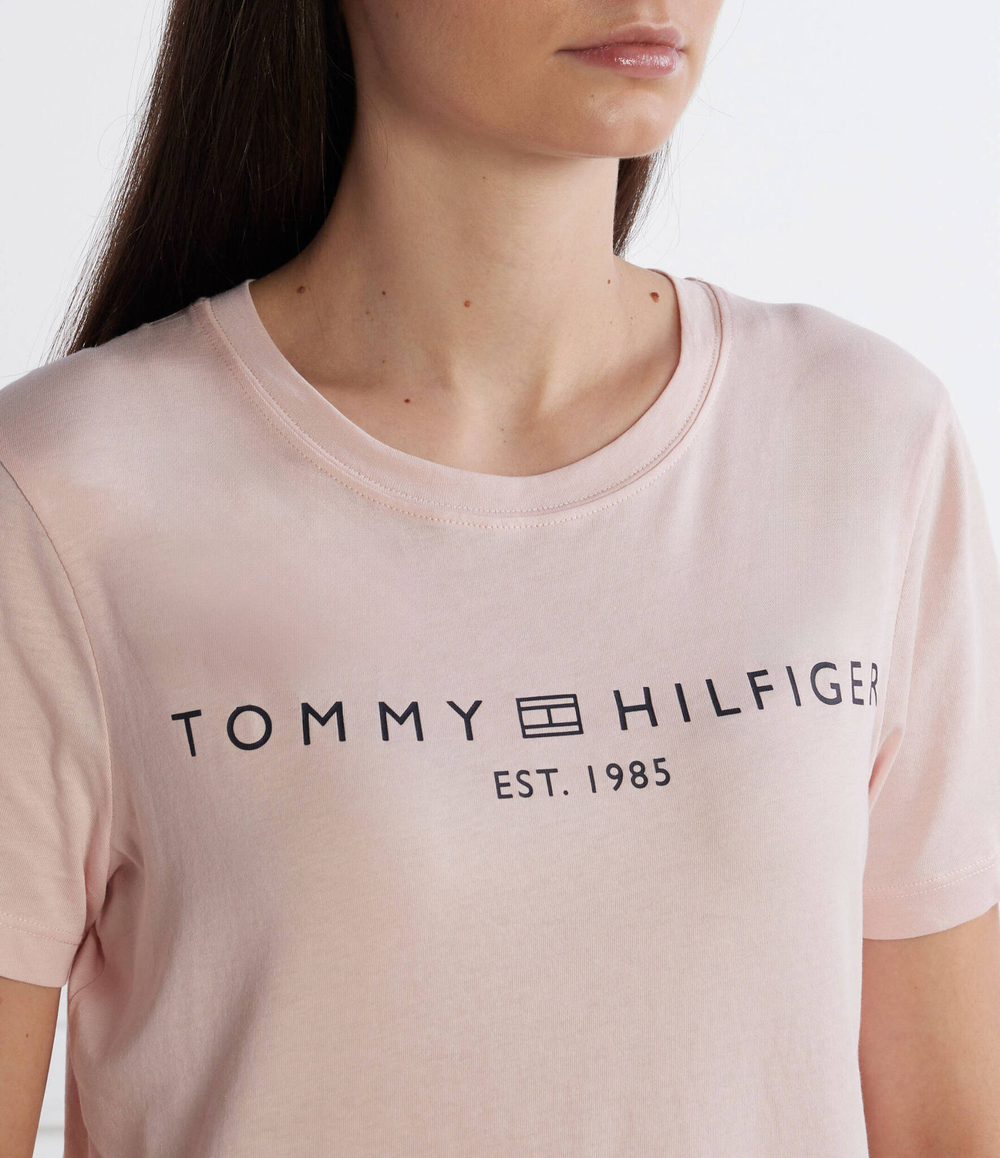 Футболка REG CORP LOGO C-NK SS Tommy Hilfiger - пудро-розовый(WW0WW40276)