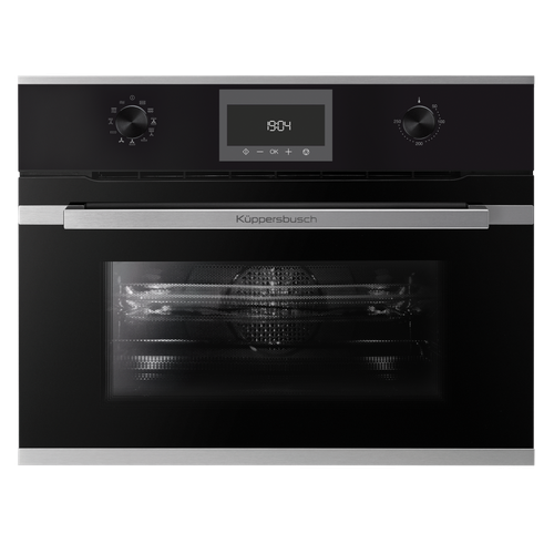 Компактный духовой шкаф с микроволнами Kuppersbusch CBM 6330.0 S1 Stainless Steel