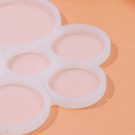 Форма силиконовая для карамели "Круги Микс" 6 ячеек 17*15,5*0,7 см