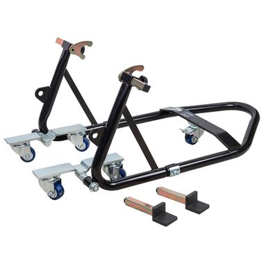 Подставка под заднее колесо мотоцикла подкатная, 340кг Forsage F-TRMT03001