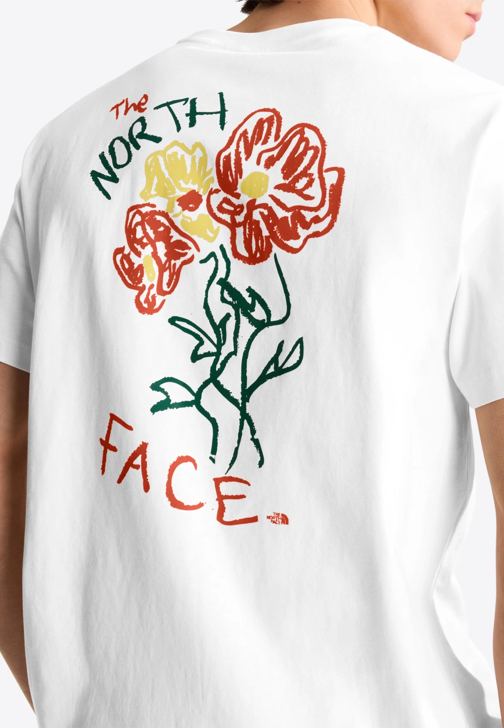 Футболка The North Face RELAXED UNISEX - tnf white/soft yellow
