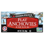 Crown Prince Natural, анчоусы, в чистом оливковом масле, 56 г (2 унции)