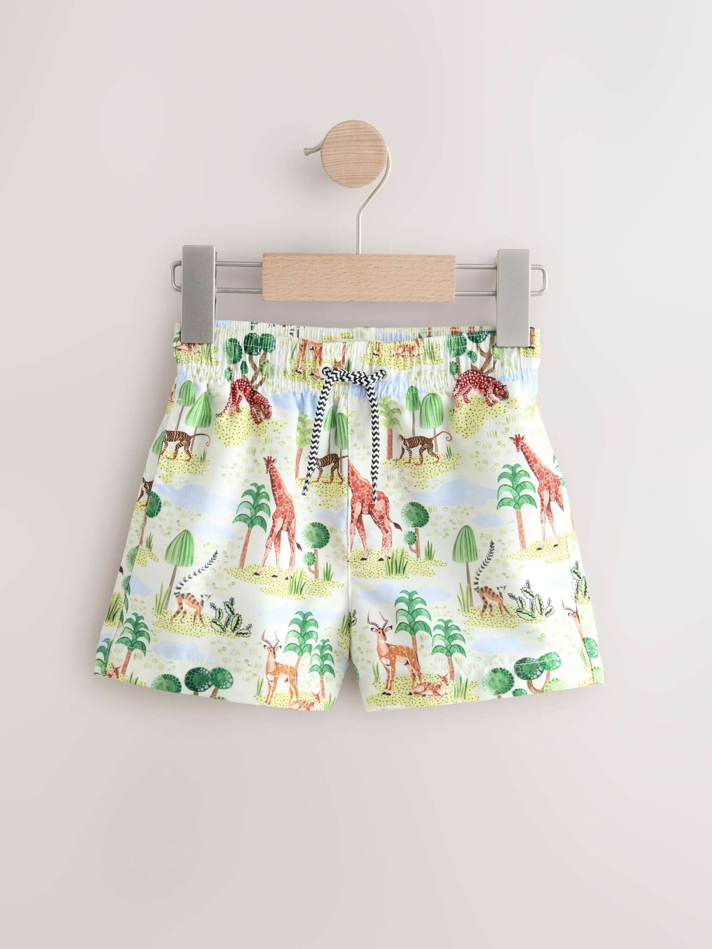 Плавки для мальчика Next AW6-481, Молочный, Зеленый