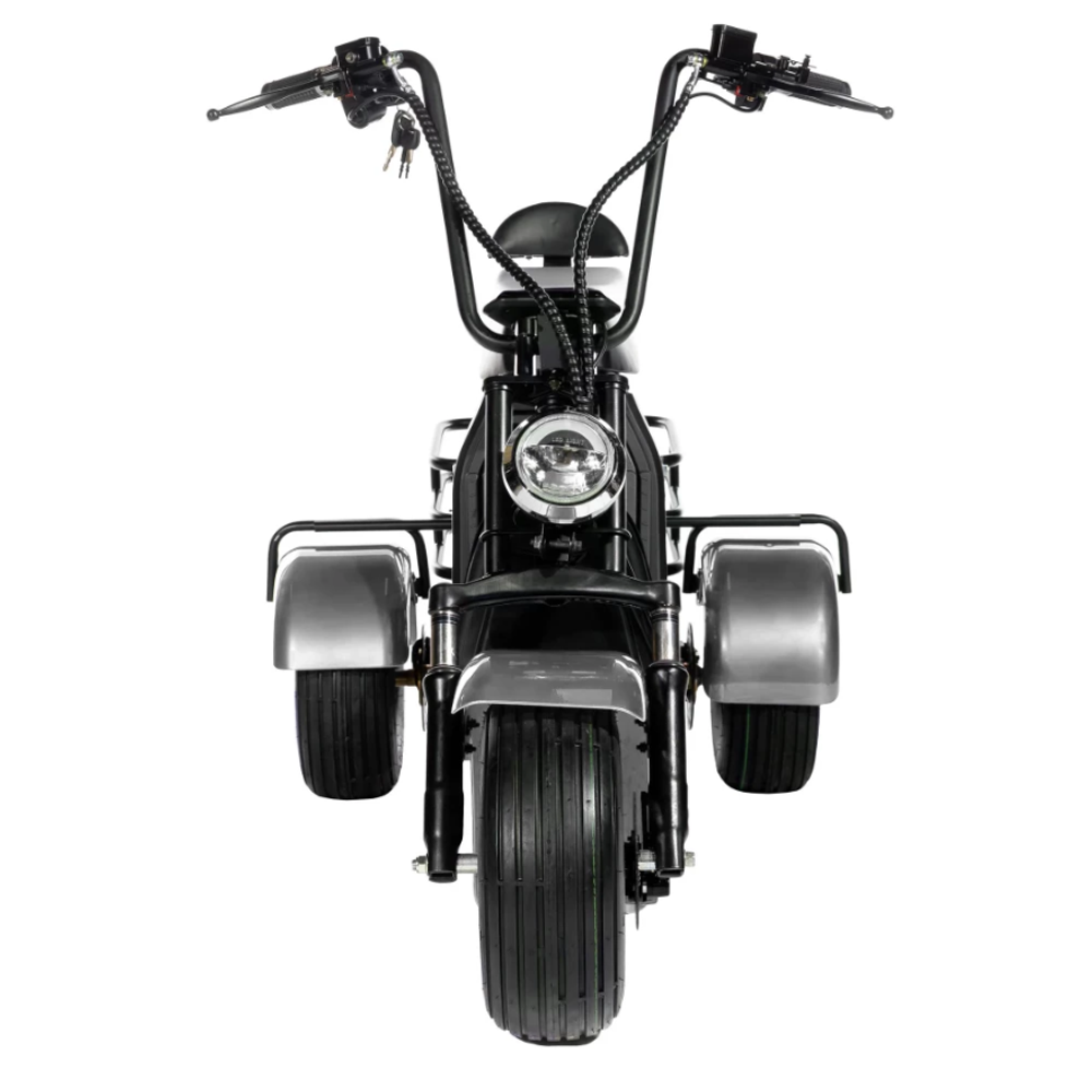 ЭЛЕКТРОСКУТЕР CITYCOCO GT X5 TRIKE 1500W 15AH 48V Серый