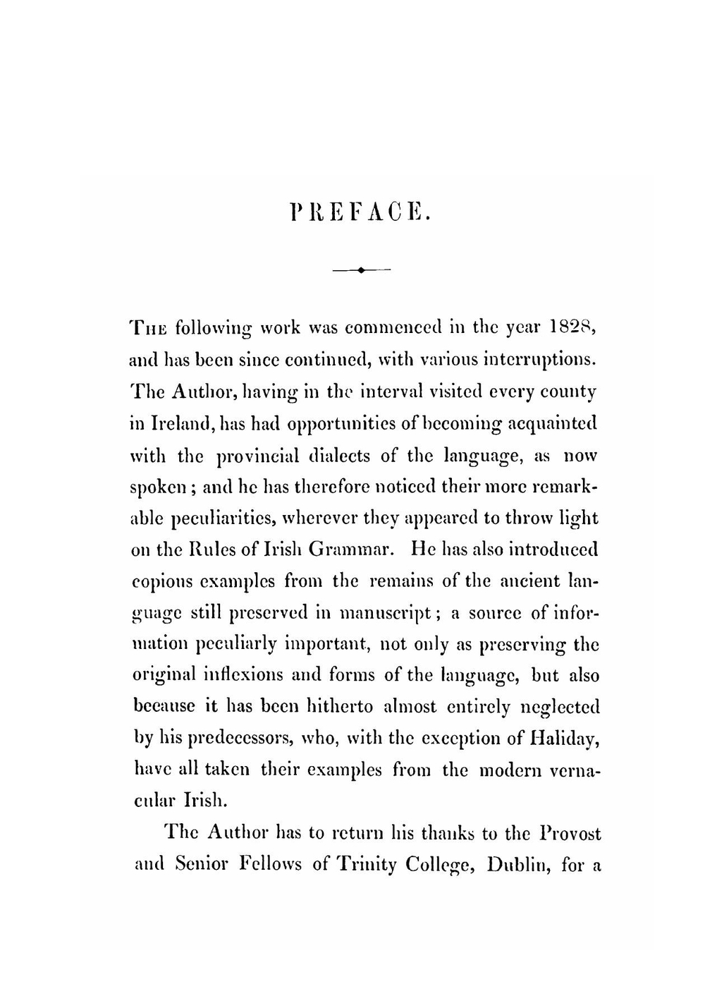 A grammar of the Irish language. published for the use of the senior classes in the College of St. Columba | John O'Donovan