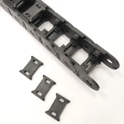 Гибкий кабель-канал 25х38 мм открытый для ЧПУ станков, 1 метр