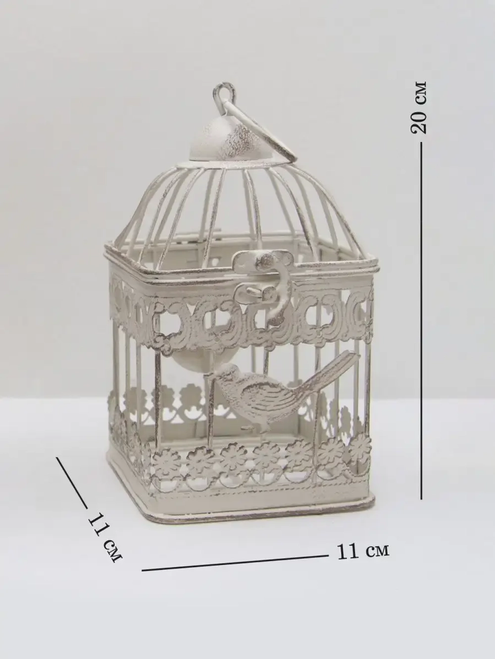 Клетка винтажная "Прованс" 11х11х20 см