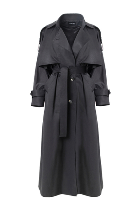 "Trench cape" Тренч-кейп в пол из хлопка.