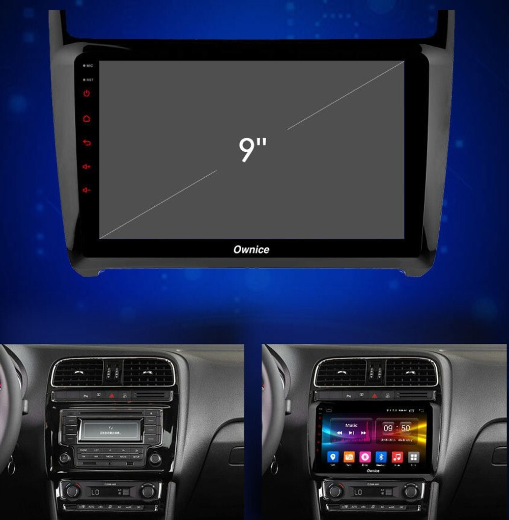 Магнитола для Volkswagen Polo 2009-2020 - Carmedia OL-9903 IPS, Android 10, 8 ядер (TS18), 4G SIM-слот