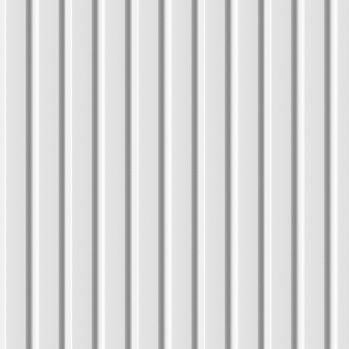 Панель Стеновая Реечная МДФ Stella Beats Standart Белый 2700x119x16 (4шт.упак.)