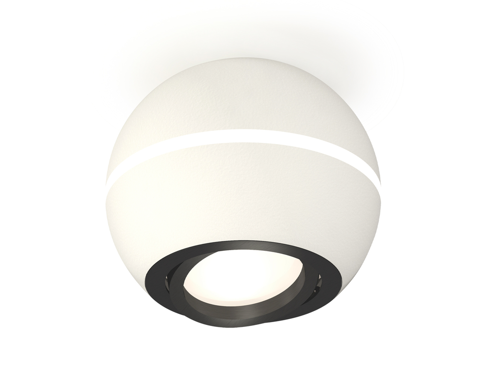 XS1101021 SWH/PBK белый песок/черный полированный MR16 GU5.3 LED 3W 4200K (C1101, N7002)