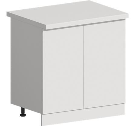 Кухня Модуль ШН 800 Графит / Белый Софт