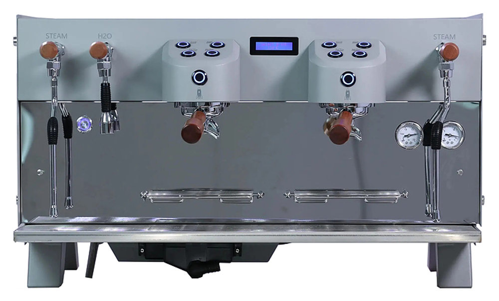 Кофемашина рожковая Carimali GLOW E2 WHITE (2 группы, высокие группы, автомат, цвет белый)