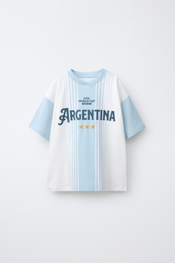 ZARA ФУТБОЛКА СБОРНОЙ АРГЕНТИНЫ FIFA WORLD CUP ™ 2026, СИНИЙ