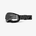 Очки подростковые 100% Strata 2 Youth Goggle Black / Clear Lens (50521-101-01)