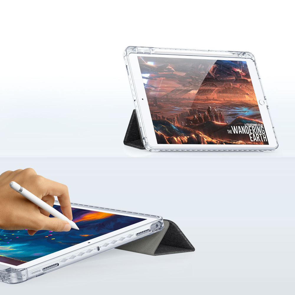 Чехол книжка черного цвета от Dux Ducis для iPad 7, 8, 9, (10.2), iPad Air 3, iPad Pro 10.5 (2017), серия Unid Series Case